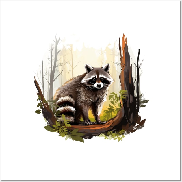 Raccoony Cuteness Wall Art by zooleisurelife